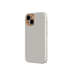 Moshi Napa Slim MagSafe - Leather iPhone 14 Case (Serene Gray)