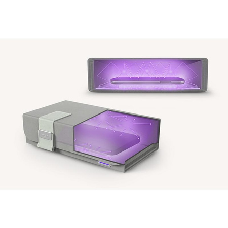Moshi Deep Purple - hordozható UV-C LED fertőtlenítő (szürke)