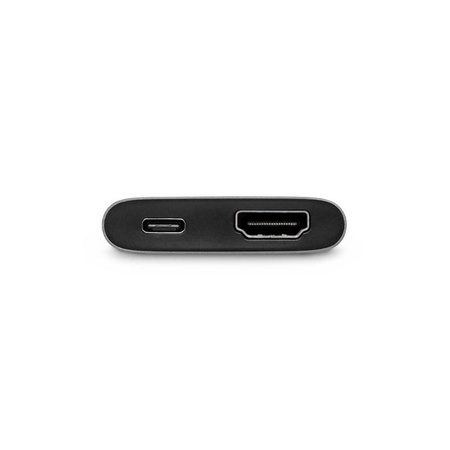 Moshi USB-C adapter - Adapter HDMI 4K és HDR HDMI-hez 60W Power Delivery töltéstámogatással (titánszürke)