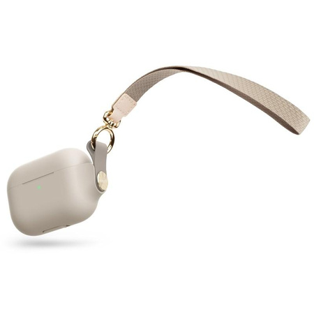 Moshi Pebbo - AirPods Pro case with detachable wrist strap (Savanna Beige)