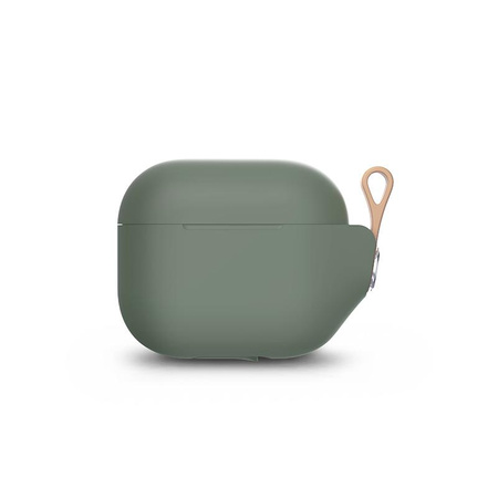 Moshi Pebbo - Étui AirPods 3 avec dragonne amovible (vert menthe)