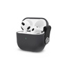 Moshi Pebbo - Étui AirPods 3 avec dragonne amovible (Shadow Black)