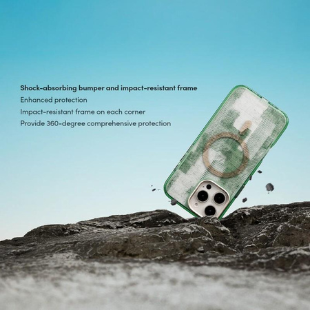 Moshi iGlaze MagSafe - iPhone 16 Pro Tasche (Sonnenlicht Grün)