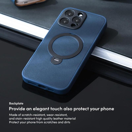 Moshi Kameleon MagSafe - iPhone 16 Pro Max tok állvány funkcióval (éjkék)
