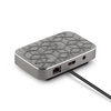 Moshi Symbus Q - Hub USB-C + chargeur sans fil à induction Qi pour iPhone et Android (Gris)