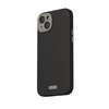 Moshi Napa MagSafe - Leather iPhone 15 Plus Case (Midnight Black)