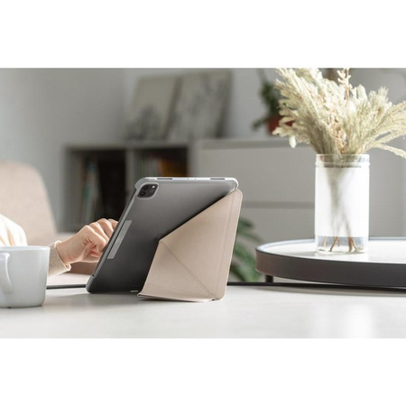 Moshi VersaCover - Étui Origami pour iPad Pro 11" (2020/2018) avec chargement de l'Apple Pencil (Beige Savanna)