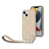 Moshi Altra - Pouzdro s odnímatelnou šňůrkou na iPhone 13 (antibakteriální NanoShield™) (Sahara Beige)