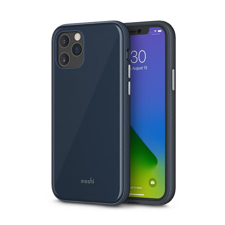Moshi iGlaze - Case iPhone 12 / iPhone 12 Pro (SnapTo system) (Midnight Blue)