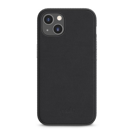 Moshi Overture - flipové pouzdro 3 v 1 pro iPhone 13 (antibakteriální NanoShield™) (Jet Black)
