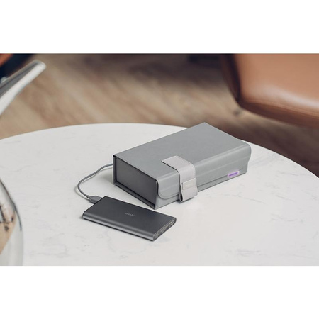 Moshi Deep Purple - Portable UV-C LED sanitizer (gray)
