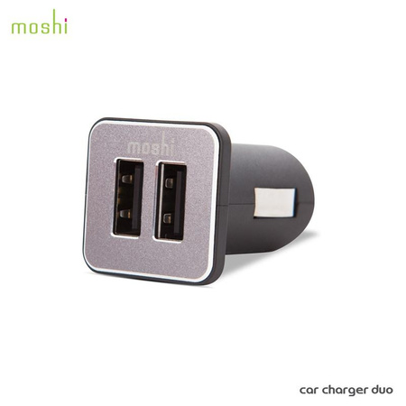Moshi Car Charger Duo - 2x USB car charger (Aluminum)