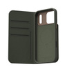 Moshi Overture MagSafe - Skórzane etui 3w1 z klapką iPhone 17 Pro Max (Moss Green)