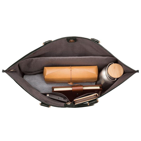 Moshi Aria - Women's bag with 13" laptop sleeve (Slate Black)