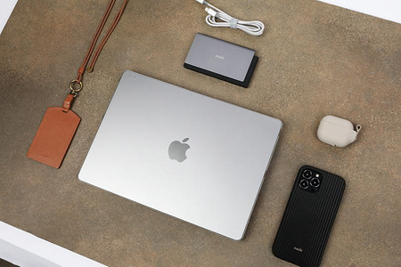 Moshi iGlaze Hardshell Case - MacBook Pro 14" (M4/M3/M2/M1/2024-2021) (Stealth Clear)