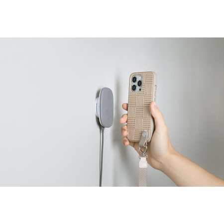 Moshi Altra - Étui avec dragonne détachable iPhone 13 Pro (NanoShield™ antibactérien) (Sahara Beige)