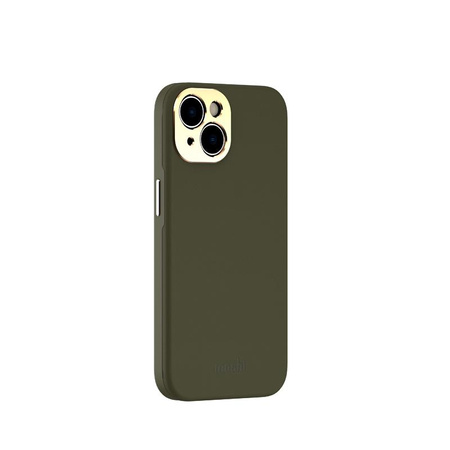 Moshi Napa Slim MagSafe - Leather iPhone 14 Case (Juniper Green)