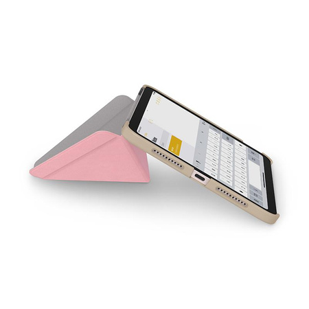 Moshi VersaCover - iPad mini 6 (2021) Origami-Hülle mit Apple Pencil Ladefunktion (Sakura Pink)