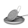 Moshi Lounge Q Wireless Charging Stand - Qi wireless inductive charger for iPhone and Android 15W (Nordic Gray)