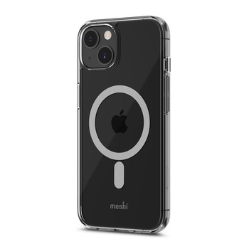 Moshi Arx Clear Slim Hardshell Case - Étui MagSafe pour iPhone 13 (Crystal Clear)