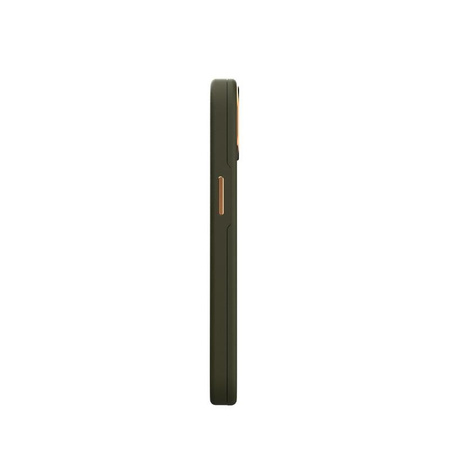 Moshi Napa Slim MagSafe - Skórzane etui iPhone 14 (Juniper Green)