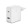 Moshi ProGeo USB-C PD Wall Charger - Ładowarka sieciowa USB-C Power Delivery + USB, 42W (EU)