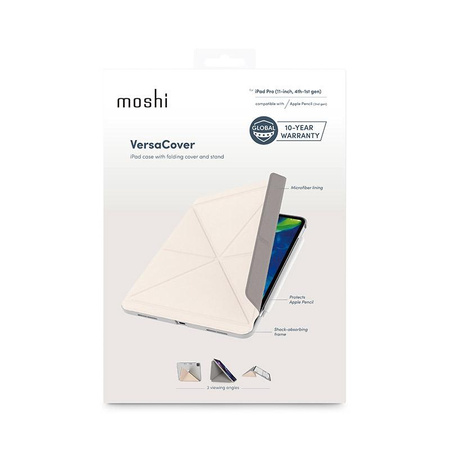 Moshi VersaCover - Etui Origami iPad Pro 11" M4 (2024) (Beige Savanna)