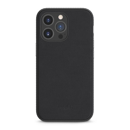 Moshi Overture - Etui 3w1 z klapką iPhone 13 Pro (antybakteryjne NanoShield™) (Jet Black)