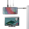 Moshi Symbus Q - Hub USB-C + ładowarka bezprzewodowa indukcyjna Qi do iPhone i Android (Gray)