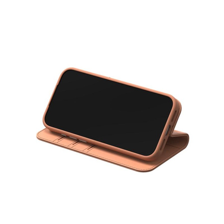 Moshi Overture MagSafe - Skórzane etui 3w1 z klapką iPhone 17 Pro Max (Misty Coral)