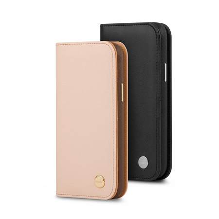 Moshi Overture - 3-in-1 case with flip cover for iPhone 13 Pro (anti-bacterial NanoShield™) (Luna Pink)
