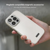 Moshi Napa MagSafe - Bőr tok iPhone 15 Pro Max készülékhez (Woodsmoke Brown)