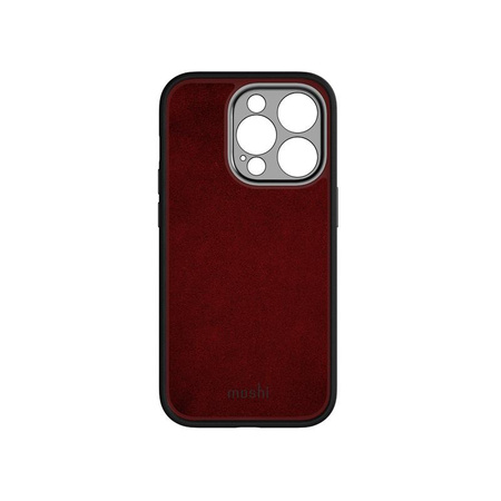 Moshi Napa Slim MagSafe - Skórzane etui iPhone 14 Pro (Midnight Black)