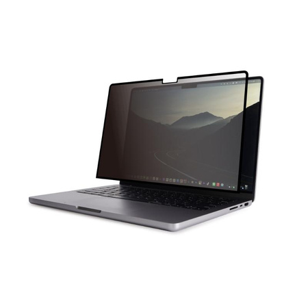 Moshi Umbra - Film de protection d'écran MacBook Pro 14" (M3/M2/M1/2023-2021) avec filtre de confidentialité (bordure noire)