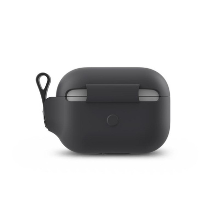 Moshi Pebbo - Étui pour AirPods Pro avec dragonne amovible (Shadow Black)