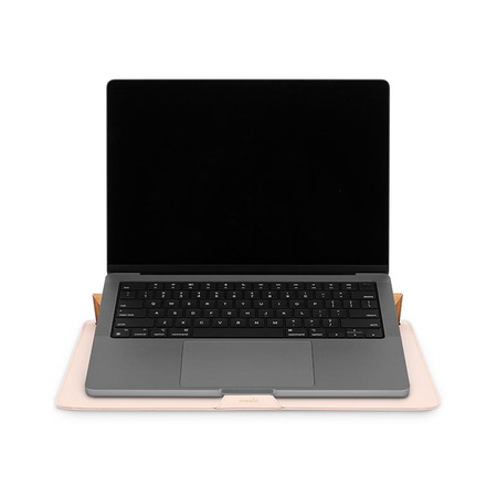 Moshi Muse 14" 3 v 1 Slim - Kryt na MacBook Pro 14" (M4/M3/M2/M1/2024-2021) (růžová)