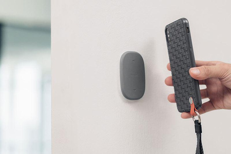 Moshi SnapTo Wall Mount - Magnetic Wall Mount (Stone Gray)
