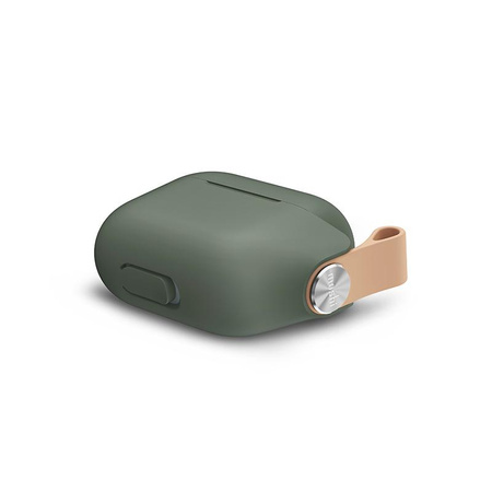 Moshi Pebbo - Étui AirPods 3 avec dragonne amovible (vert menthe)