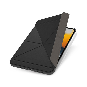 Moshi VersaCover - Origami pouzdro pro iPad mini 6 (2021) s nabíjením Apple Pencil (Uhlově černé)