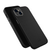 Moshi Napa Slim MagSafe - Étui en cuir pour iPhone 14 Plus (Midnight Black)