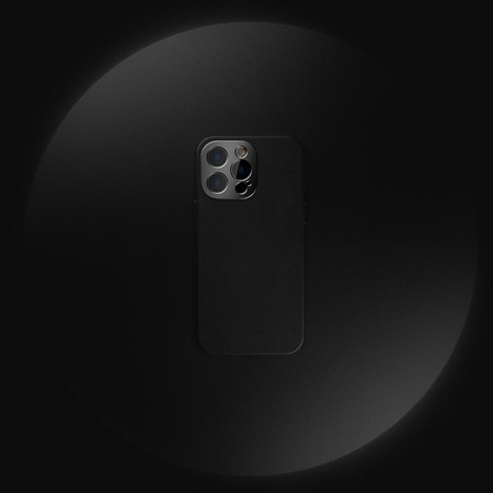 Moshi Napa Slim MagSafe - Skórzane etui iPhone 14 Pro (Midnight Black)