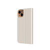 Moshi Overture MagSafe - Bőr 3 az 1-ben tok flip cover iPhone 14 (Serene Gray)