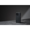 Moshi Overture - pouzdro 3 v 1 s flipovým krytem pro iPhone 13 Pro (antibakteriální NanoShield™) (Jet Black)