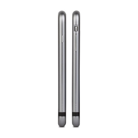Moshi iGlaze Luxe - tok alumínium kerettel iPhone 6s Plus / iPhone 6 Plus (titánszürke)