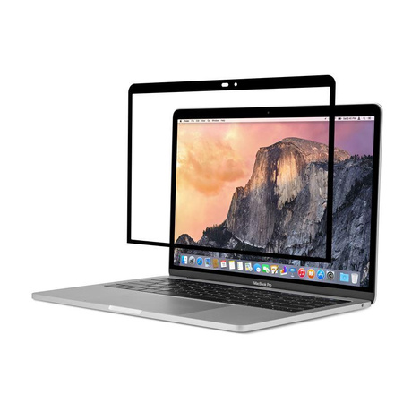 Moshi iVisor AG - Film de protection d'écran mat pour MacBook Pro 13" (2020/2019/2018/2017/2016) / MacBook Air 13" Retina (Black/Clear/Matte)