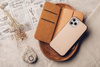 Moshi Overture - iPhone 12 / iPhone 12 Pro Flip Case + Brieftasche und Ständer (SnapTo System) (Luna Pink)