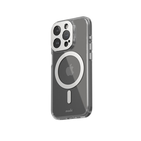 Moshi iGlaze MagSafe - iPhone 15 Pro Case (Luna Silver)