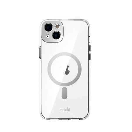 Moshi iGlaze MagSafe - iPhone 14 Plus tok (Luna ezüst)