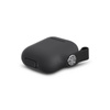 Moshi Pebbo - Étui pour AirPods avec dragonne amovible (Shadow Black)