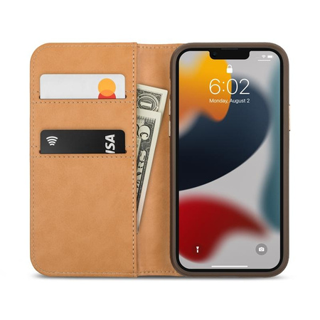 Moshi Overture - 3 az 1-ben tok flip cover iPhone 13 Pro (antibakteriális NanoShield™) (Luna Pink)
